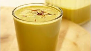 Kesar badam milk-केसर बादाम मिल्क/Saffron almond milk recipe/Badam milk recipe.