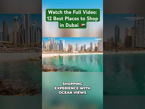 🇦🇪 Shop, Dine, and Unwind at JBR's Beach Paradise | Best Places to Shop in Dubai - The Beach at JBR