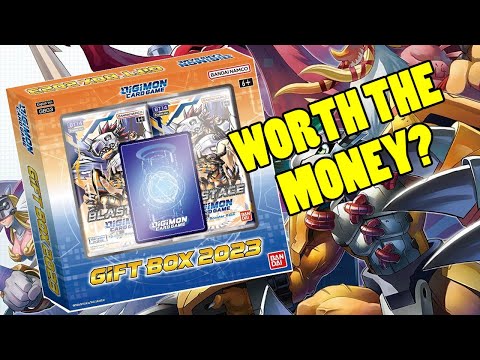 Digimon Card Game Gift Box 2023 Unboxing