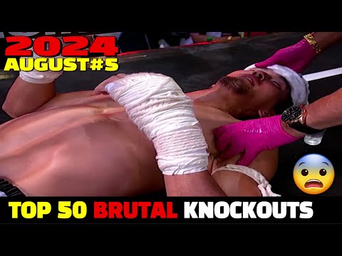 Top 50 Brutal Knockouts in August 2024 #5 (MMA •Muay Thai•Boxing•Kickboxing)(HD)