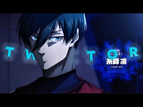 Rin Itoshi twixtor clips for edit (Blue Lock Season 2 episode 1)