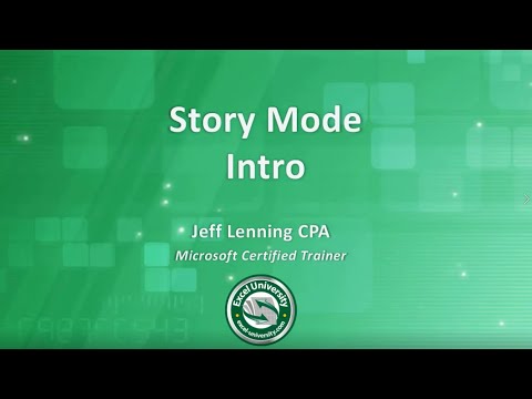 Gamification + Excel Training = Story Mode