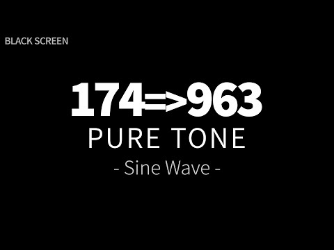 174 Hz to 963 Hz | Pure Tones Sine Wave | All 9 Solfeggio Frequencies Chakra Balancing