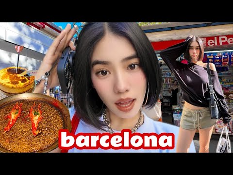 FIRST TIME IN SPAIN!🇪🇸 | best tapas, viral cheesecake, shopping | barcelona vlog