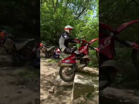 ステアケース練習　#hardenduro #offroad #shorts #shortvideo #trial #ステアケース