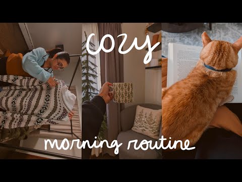 a cozy (slightly festive) slow morning vlog ❄️