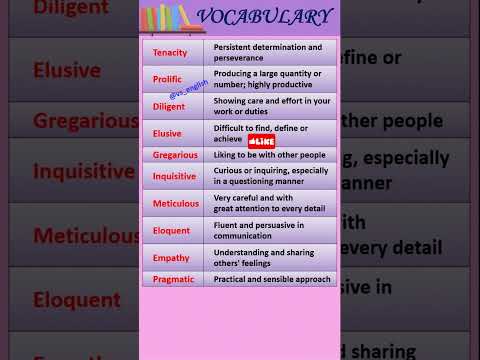 Important Advanced Vocabulary you should know! #vocabulary  #advancedvocabulary  #shorts VS ENGLISH