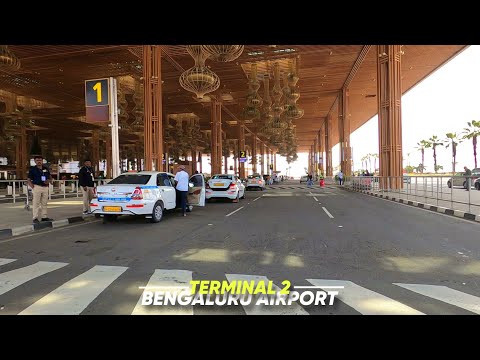 Bangalore Airport T2 Drive - 4K | Silicon Valley Of India🇮🇳