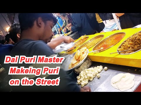 Street Food Magic Dal Puri Master Crafts Perfect Puri Live!