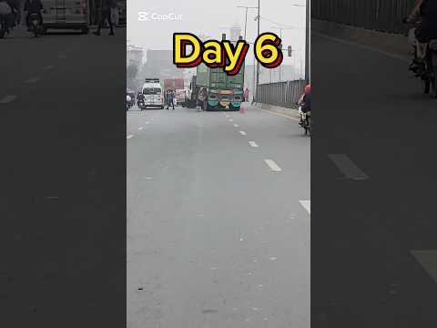 Day 6 morning very sad 😞 truck accident Allah raham kary #shortsfeed #minivlog #dailyroutine