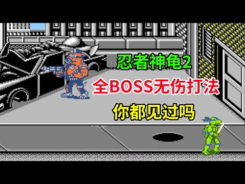 【忍者神龟2】【Teenage Mutant Ninja Turtles II】全boss无伤打法你都见过吗——快来拯救艾普丽尔