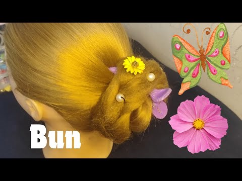 Wow Juda Bun Hair style With Long Clucher😲🙏👍#viralvideo #youtube #youtuber #trending#1million