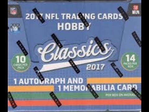 2017 Panini Classics Football Hobby Box Break