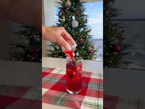 *SATISFYING* CHRISTMAS MOCKTAIL! #christmas #mocktail #recipe #drinkrecipe #holidaywithyoutube