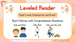 CVC Reading | Stories with CVC Words | Short Vowel A | Leveled Reader 7 | Reading Comprehension