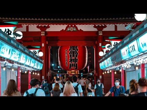 TOKYO ASAKUSA AT NIGHT | CINEMATIC SHOTS 4K