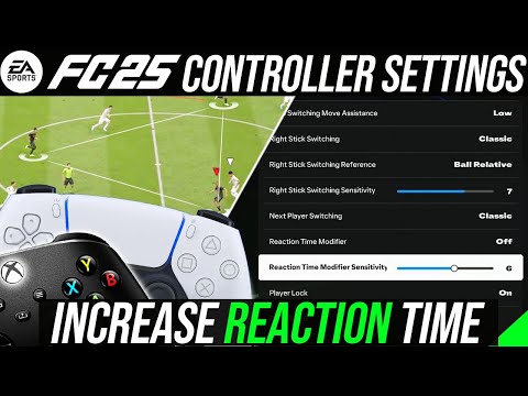 EA FC 25 - Best META Controller Settings To INCREASE Reaction Time / Give You An ADVANTAGE/WINS