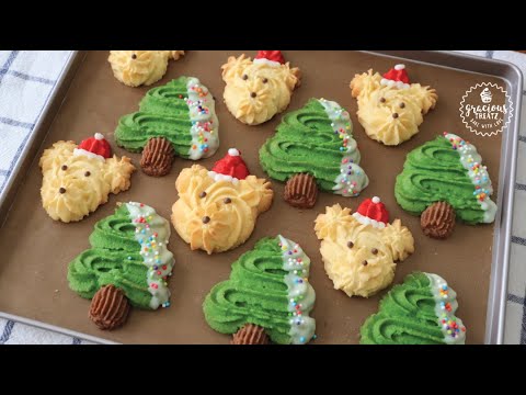 My Favourite Butter Cookies for Christmas | Spritz Cookies