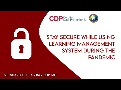 Webinar Topic | "Stay Secure While Using Learning Management System During the Pandemic"