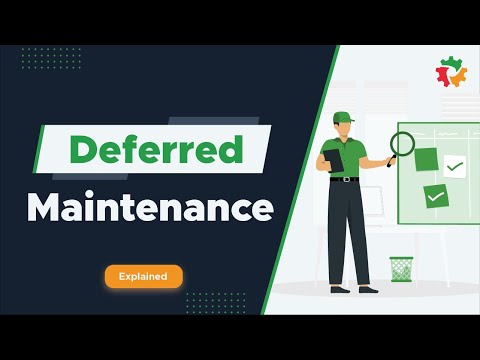 How to Avoid Deferred Maintenance