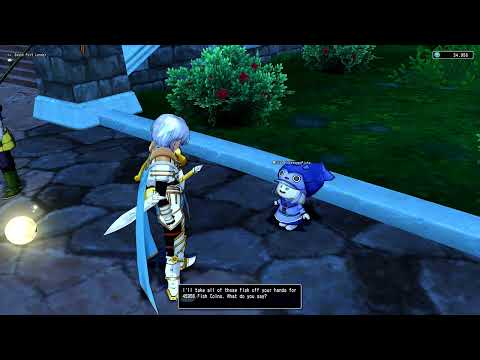 Dragon Quest X Gameplay: Fishing Tutorial!