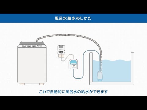 「ふろ水ポンプコントロール機能」説明動画