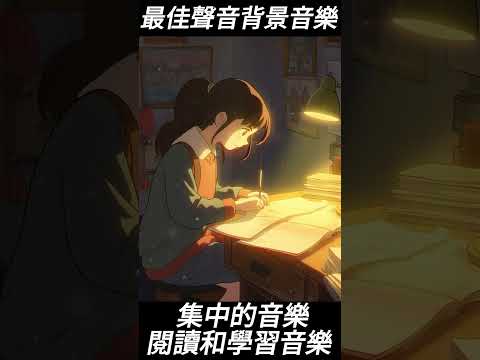 最佳聲音背景音樂-無廣告閱讀音樂作業用BGM📚 集中的音樂，閱讀和學習音樂，舒壓放鬆鋼琴音樂