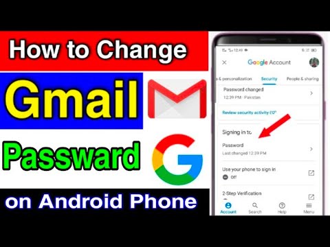 Google Account Password Change | How to Change Gmail Password | How to Change Google Password