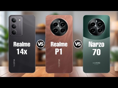 Realme 14x 5G Vs Realme P1 5G Vs Realme Narzo 70 5G