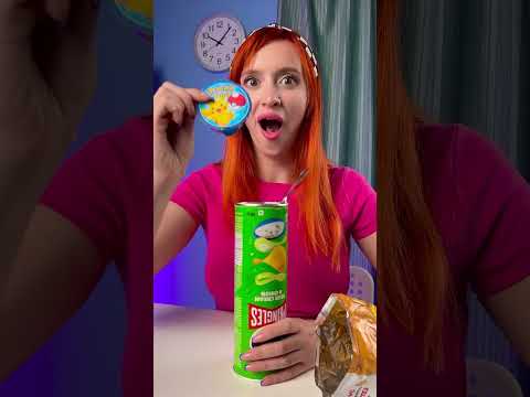 Surprise at Pringles' Bottom! 🤩 Is it FAKE or REAL??!