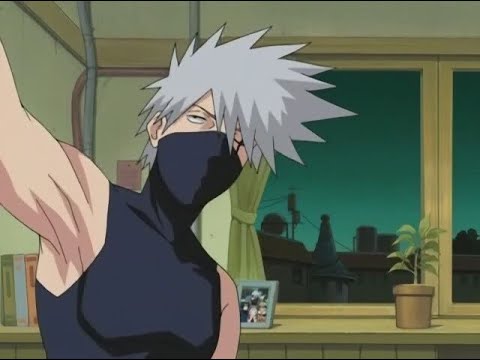 Drawing Kakashi anime character