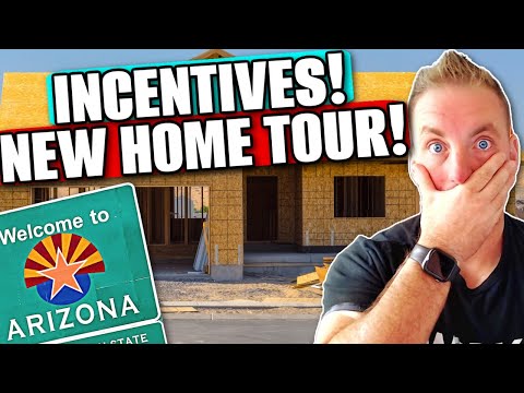 INSIDE TOUR OF THIS NEW HOME IN THIS RAPIDLY GROWING ARIZONA CITY!