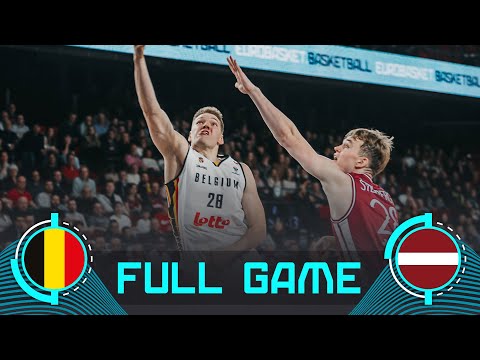 Belgium v Latvia | Full Basketball Game | FIBA EuroBasket 2025 Qualifiers