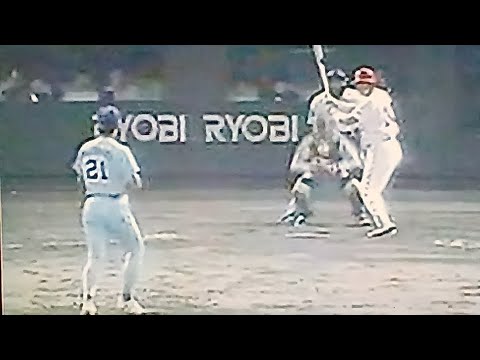 1998ヤクルトスワローズ　エーカー　渡辺久信VS広島東洋カープ　広島市民球場　江藤智