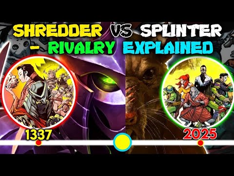 Entire History Of Shredder & Master Splinter Rivalry - Explained - How It All Started? Explored