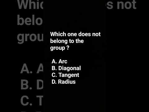 odd one out mcqs question