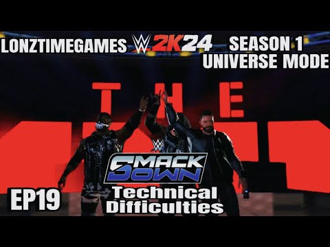 Technically Difficulties |WWE2K24 Universe mode -season 1 EP20