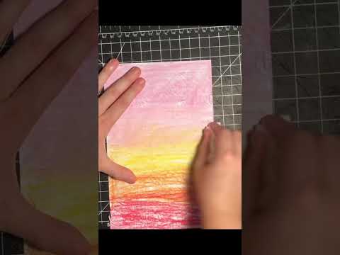 How To Blend Oil Pastels #oilpastel #art