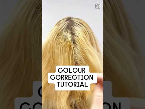 Color correction tutorial #bleachedhair #sanjacaricakarasman #colorcorrection