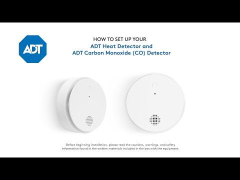 How to set up your ADT Heat Detector and your ADT Carbon Monoxide (CO) Detector