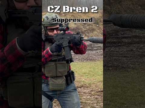 CZ Bren 2 With & Without Suppressor