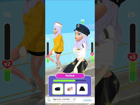 Fashion Battle Gameplay Walkthrough All levels | Android, IOS MOBILE | New update #shorts games