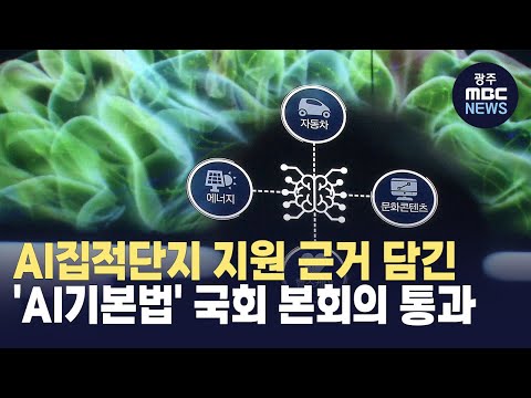 'AI 기본법' 국회 통과..AI 집적단지 탄력