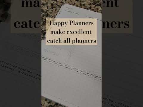 Meal Planning in my Happy Planner| Catch All Planner