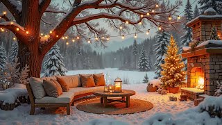 Instrumental Christmas Music With Fireplace 🔥 Relaxing Christmas Music 🎄 Christmas Ambience