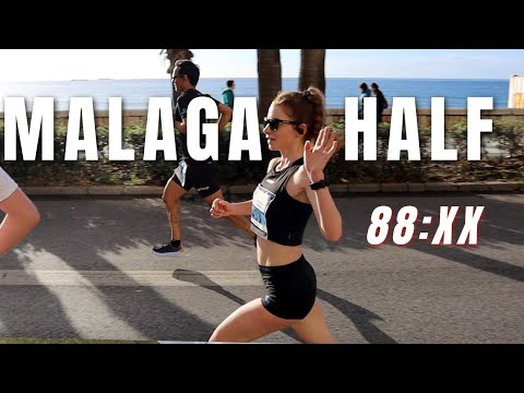 Malaga Half Marathon 2024 Race Vlog | Half Marathon PB, But...