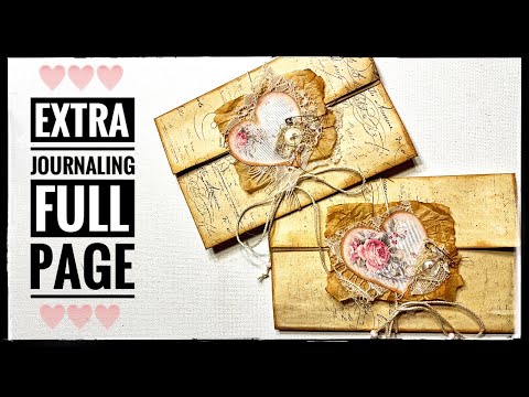 Junk Journal Ephemera - Journaling Space - How To - Tutorial