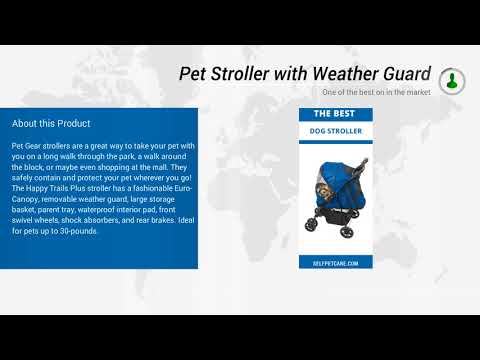 Pet Stroller with Weather Guard