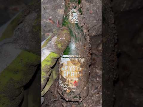 Antique Local Soda bottle Found   4ft Underground. Recovered while bottledigging after +/- 80 Years