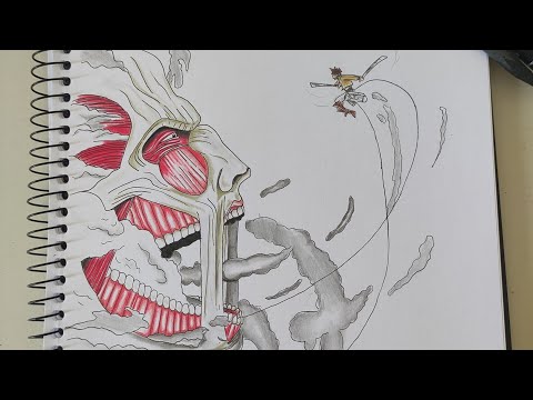 Drawing Titan colossal | Shingeki no kyojin